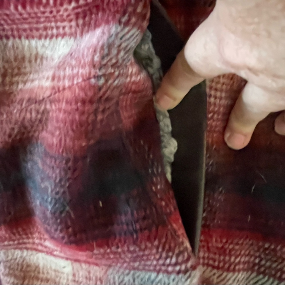 Red and black plaid vest X-Large - Picture 4 of 5